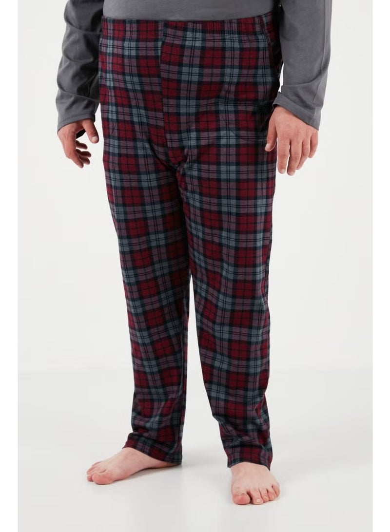 Buratti Cotton Regular Fit Plus Size Pajama Set Men's Pajama Set 6572001B - Image 1